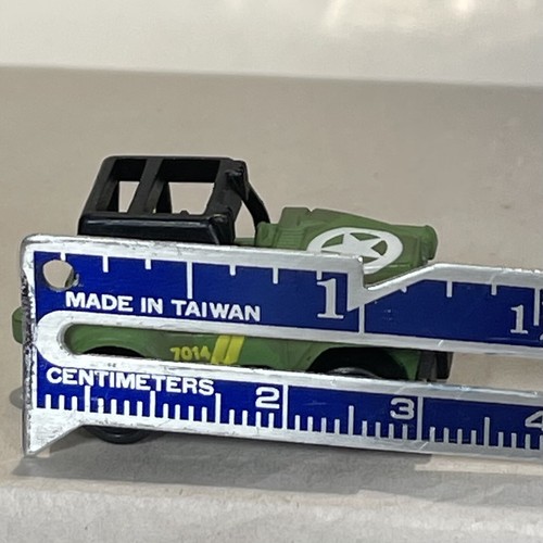 Micro Machines Vehicle Army Jeep Off Road Stealth Green Camo 1989 Galoob Vintage - Picture 15 of 17