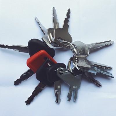 58 Keys Construction Ignition Key Set Heavy Equipment Keys for John Deere,Bobcat,New Holland,Komatsu