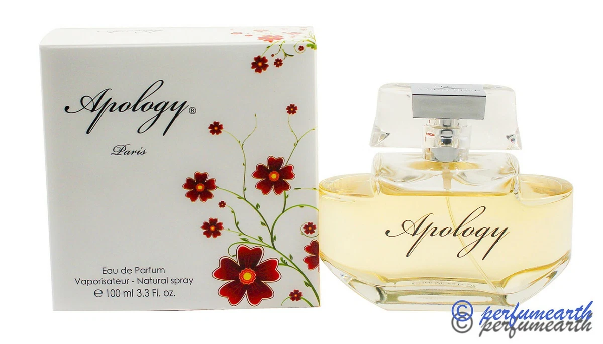 Apology Perfume By Paris Bleu 3 3 3 4 oz 100 ml Edp Spray Mujer Nuevo en Caja Abierta