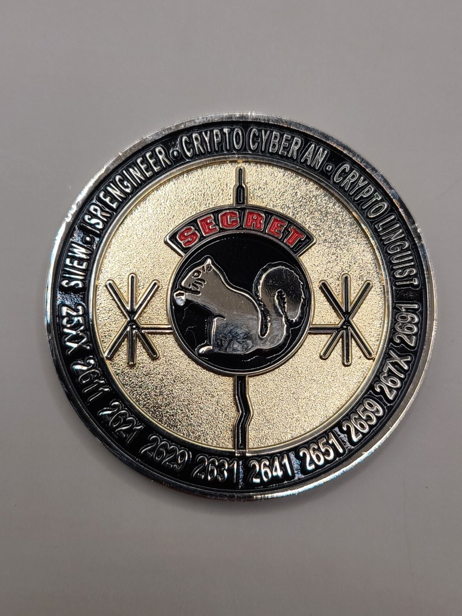 United States Marine Corps Secret Squirrel Challenge Coin 2
