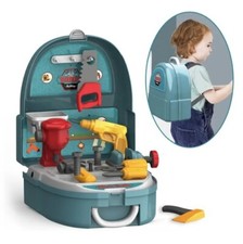 kids pretend playconstruction tools box toys / portable backpack storage,kid toy