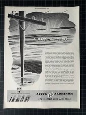 Vintage 1949 Alcoa Aluminum Electrical Print Ad