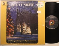 George Beverly Shea Lp Silent Night On Pickwick - Nm / Vg++ (In Shrink; Saw Cut)