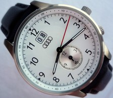 Audi Line Classic S Line Car Accessory Sport Dual Time Zone GMT Design Watch