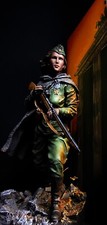 Diorama Battle Of Berlin 1/24 (Handbemalt) - Red Army Sniper Life Miniatures