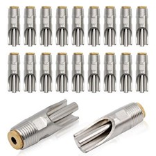 20 Pieces Pig Nipple Waterer 1/2 Inch Stainless Steel Automatic Pig Nipple Wa...