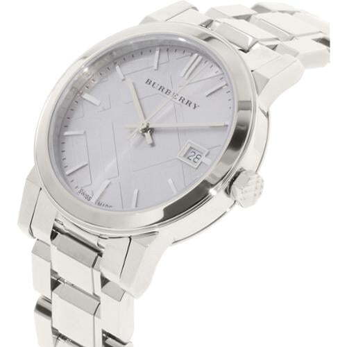 Burberry Unisex Classic Checked Analog Quartz 34mm Watch BU9143 Stainless Steel - Picture 2 of 3