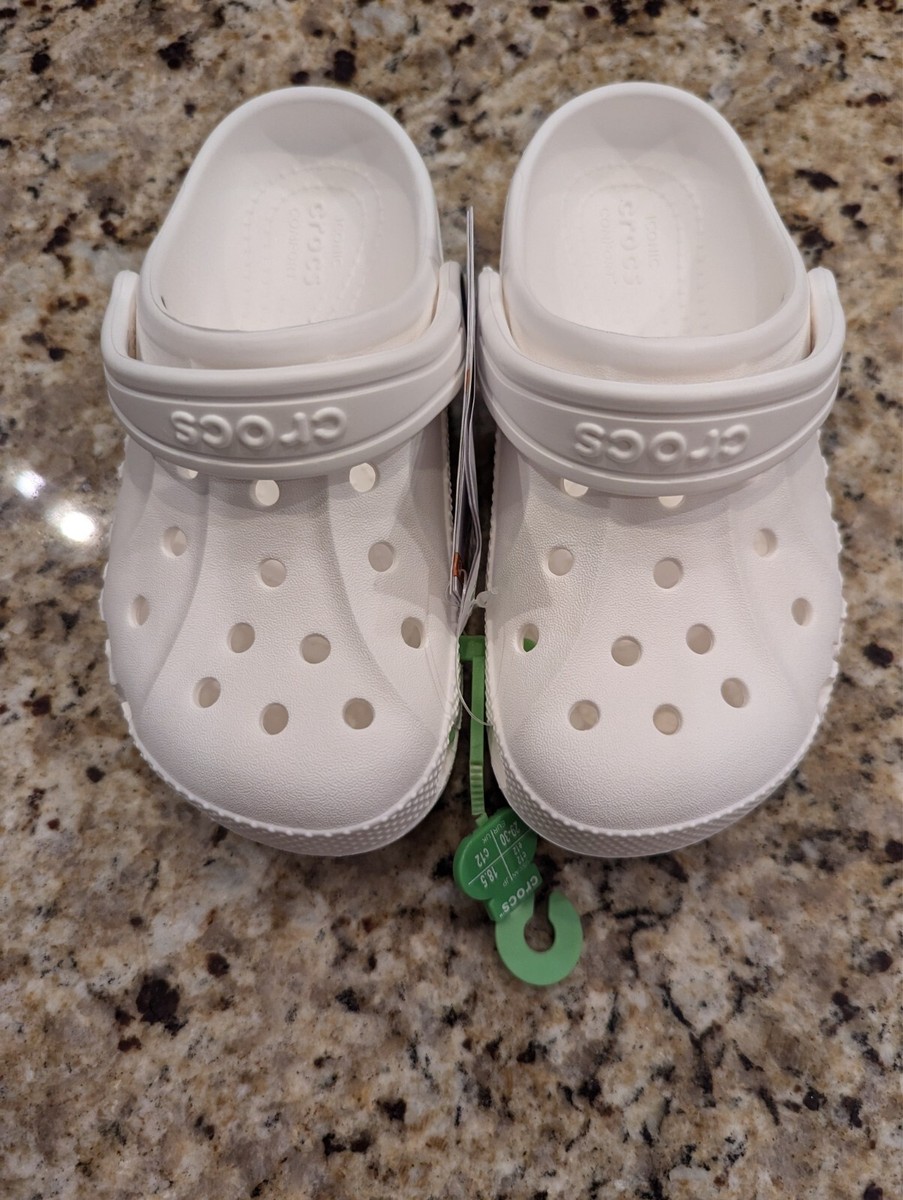 Crocs Kids' Baya Clog White size C12