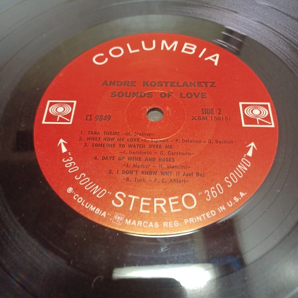 ANDRE KOSTELANETZ - 'Sounds Of Love' Disco LP Doble Vinilo. Australia Foto 4 de 4