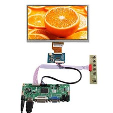 HD VGA DVI LCD Controller Board With 9inch 800x480 AT090TN12 LCD Screen