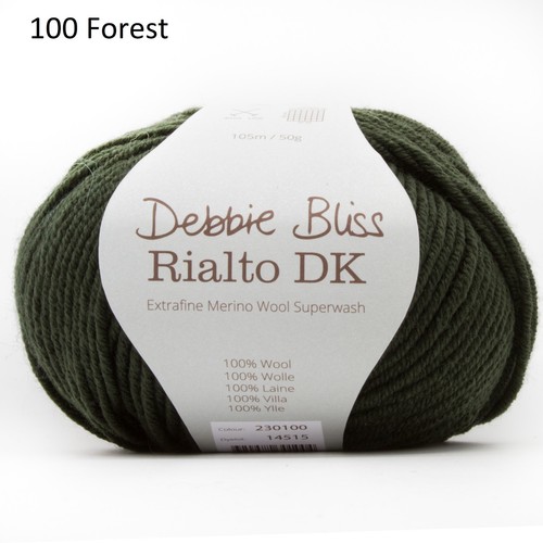 Debbie Bliss Rialto DK - 1 x 50g - 100% Fine Merino Wool - Picture 25 of 26