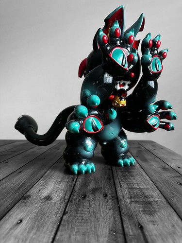 CEREBRO DE UVA X JUGUETES DE GATO EXTRAÑO DNIGIRUJIN DIOS DEL GRAN ONIGIRI EDICIÓN NEGRA 13,78" - Imagen 10 de 16