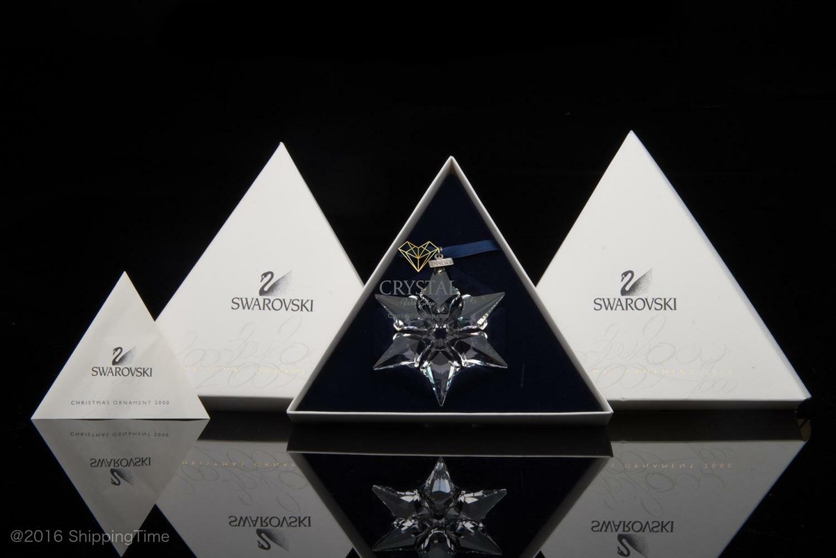 Swarovski Crystal 2000 Christmas Star Snowflake Ornament for sale