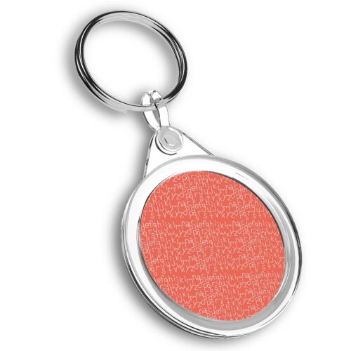 Keyring Circle - Fun Alphabet Print Letters English Kids  #45083 - Picture 1 of 5