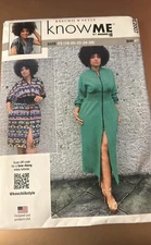 Misses Knit Dress Sewing Pattern 2007 UNCUT Know Me by mimi g Size 8 - 16