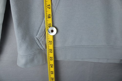 Nike Hoodie Size XL Youth Double Swoosh Logo Hooded Sweatshirt Gray White - Picture 6 of 20