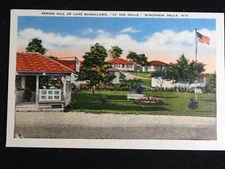 Vintage Postcard Spring Hill De Luxe Bungalows  Wisconsin Dells WI  B7321