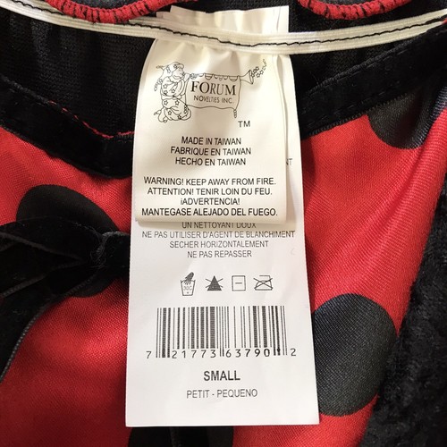 EUC Girls/Child S (4-6) Little Designer Princess LADYBUG Premium Costume w Bag - Picture 4 of 12