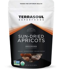 Organic Apricots 2 Lbs Unsulphured No-Added Sugar Sweet and Tangy Delights fo...
