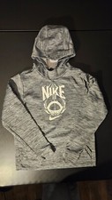 Nike Dri-Fit Therma Football Training Pullover Hoodie Youth XL Gray Sweatshirt