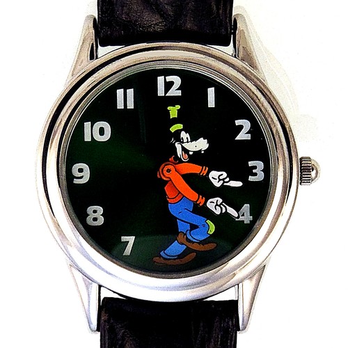 Goofy, Dark Green Hologram Dial Watch 