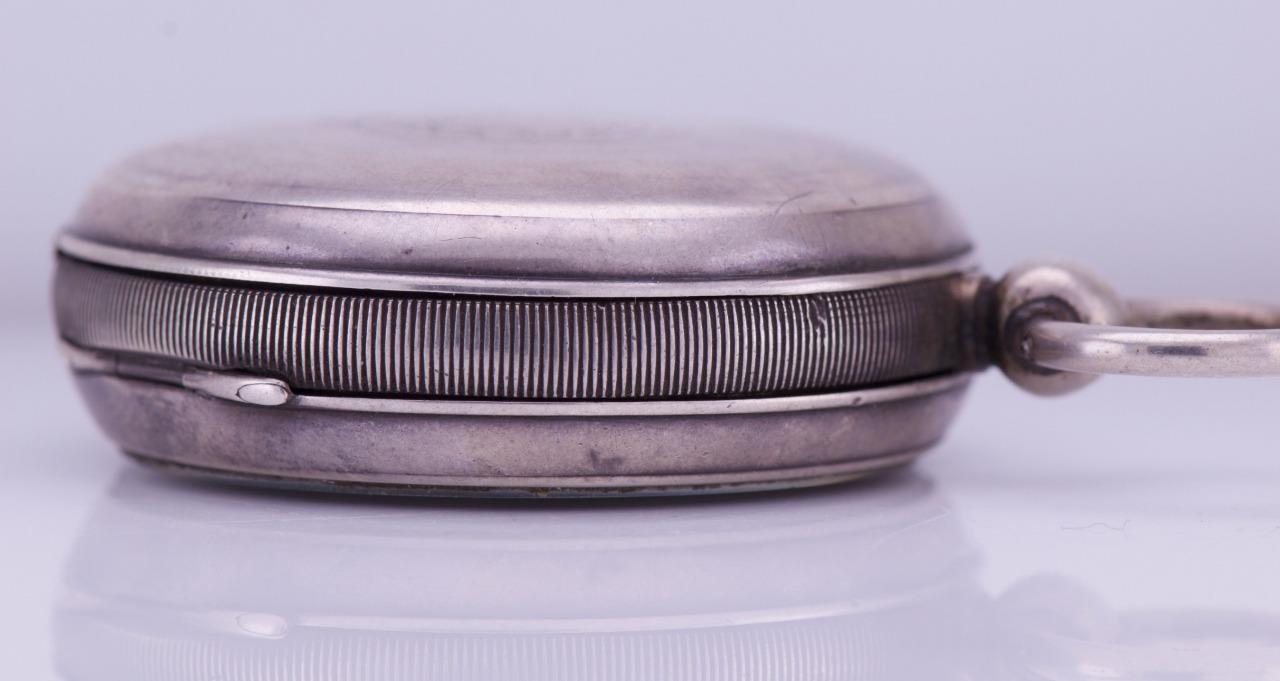 Antique Pocket Watch Silver Waltham American President James Buchanan