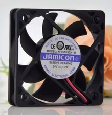 1PCS KF0510S2H-R 5010 DC24V 1.7W 5CM 2-Wire Silent Inverter Cooling Fan