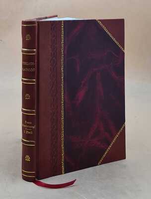 Verlags-Katalog Von Franz Hanfstaengl. 1 Volume 1 1892 [Leather Bound]