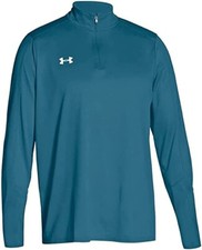 NWT Under Armour Men's Locker 1/4 Zip Pullover Jacket Coastal Teal Size M UA7