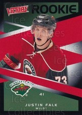 2010-11 UD Victory Black #224 Justin Falk