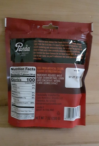 3 PANDA Natural Strawberry Licorice Vegan Fat- Free Kosher Non-GMO 7oz twizzlers - 第 3/3 張圖片