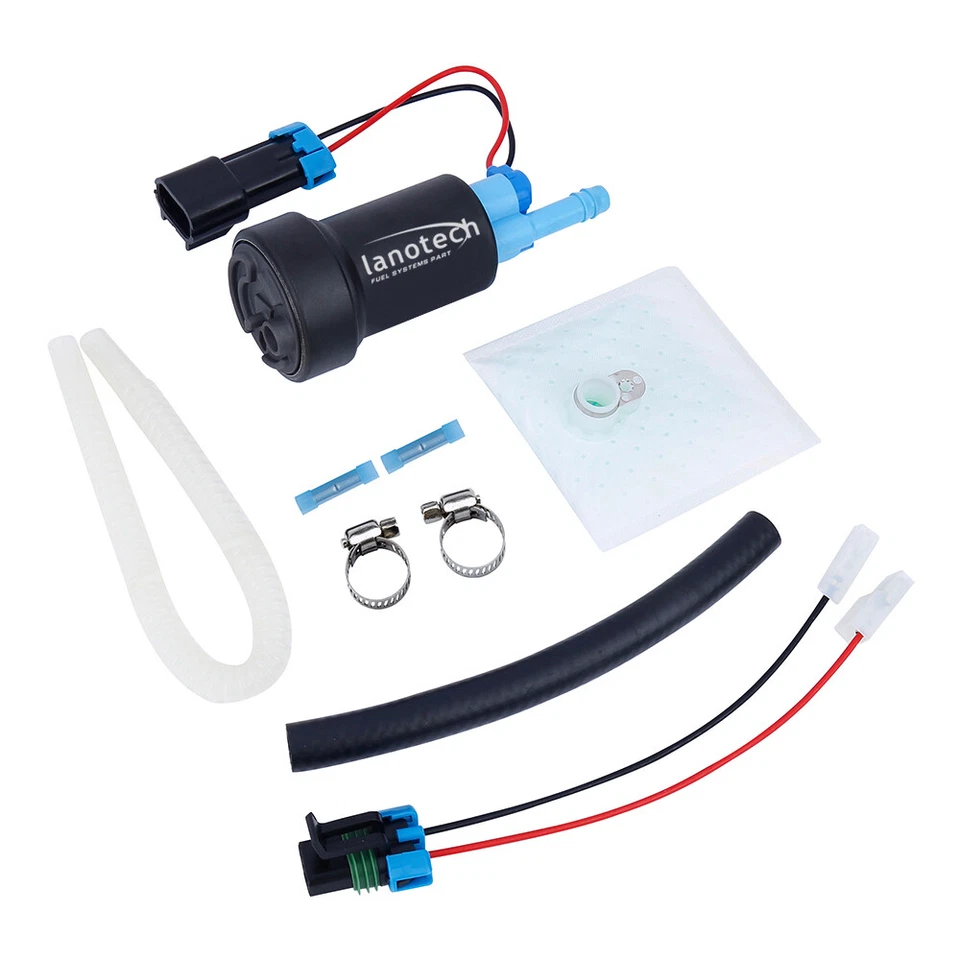 New Aluminum 2.6L/2.8L 8AN Fuel Surge Tank For Twin Walbro 460 Fuel Pumps - Image 3 of 4