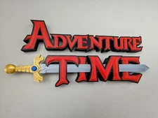 Adventure Time Logo Display Sign 