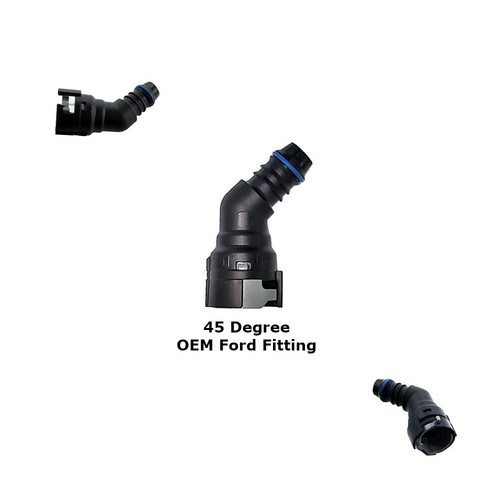 1pc Fits OEM Ford 45 Degree Quick Connect Catch Can PCV Valve Fittings