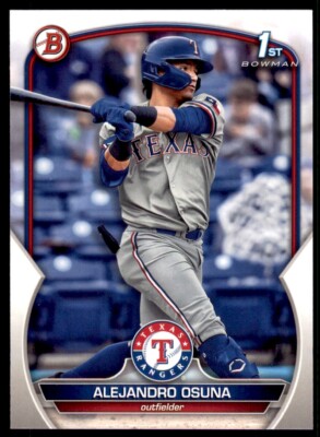 Alejandro Osuna 2023 Bowman Prospects Rookie 1st Card RC #BP-131 Texas Rangers