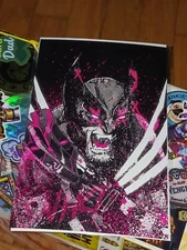 WOLVERINE Comic Size ART PRINT MARVEL 2023  NATEMADEIT EXCLUSIVE! NATE JOHNSON