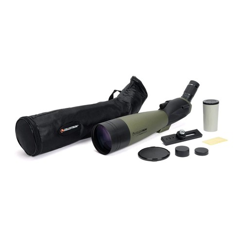 Celestron Ultima 100-45 Degree 22-55/60/66x100MM Angled Zoom Spotting Scope - Picture 12 of 15