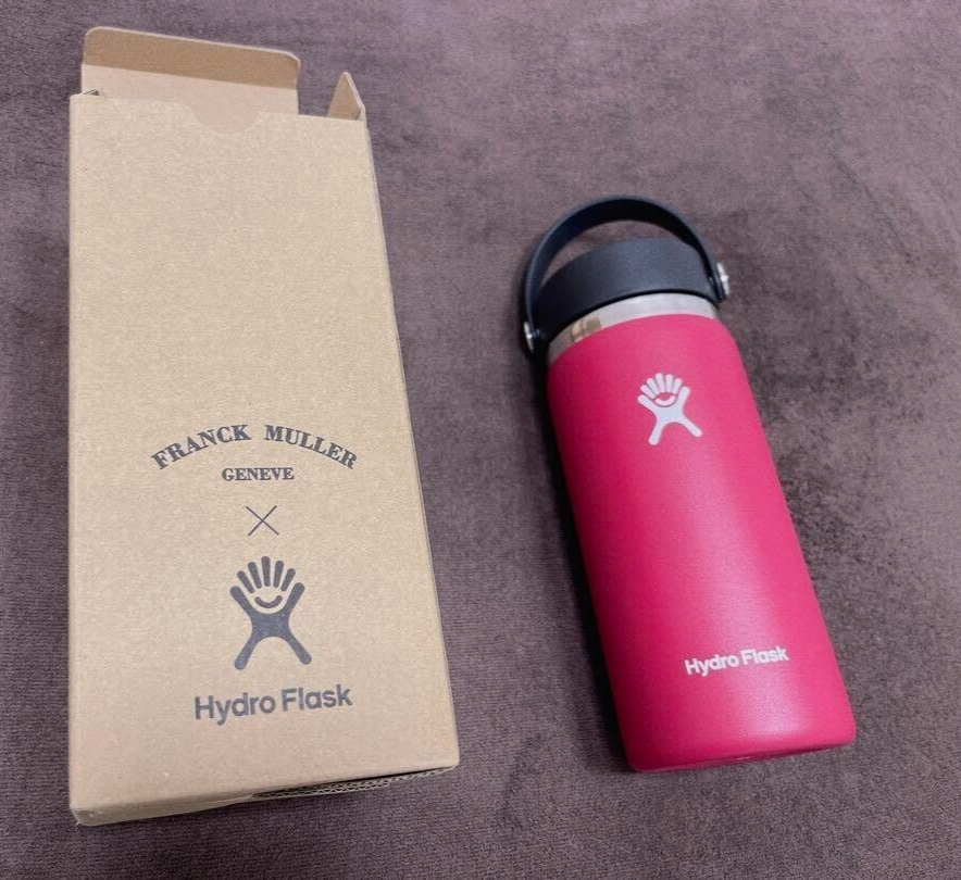 FRANCK MULLER × Hydro Flask Novelty Magenta Tumbler Mug cup(473 ml