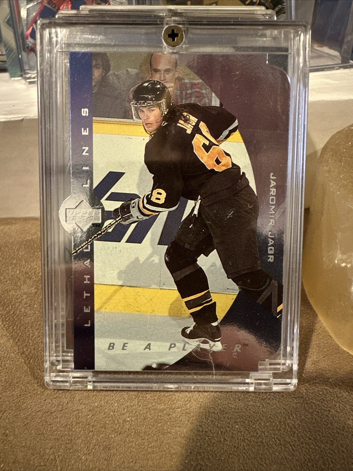 UPPER DECK NHL 1996 BE A PLAYER LL12 JAROMIR JAGR . LATHAL LANES. NHL ...