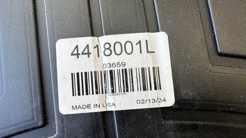Forro de piso WeatherTech 4418001 Honda Accord - 1ª fila, negro - Imagen 9 de 10