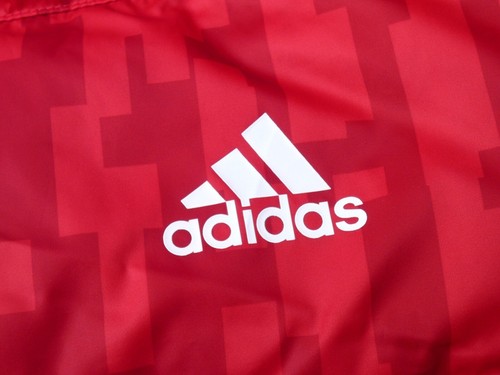 Adidas Manchester United Man U Puffer Jacket Coat Red Size XL - Picture 6 of 7
