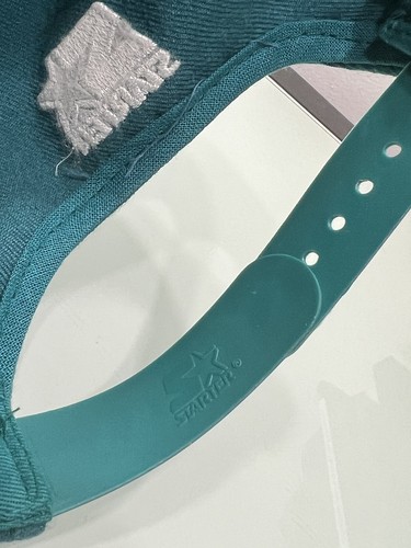 Vintage 90’s Miami Dolphins x Starter Tri Power Wool NFL Big Logo Snapback Hat - Picture 16 of 24