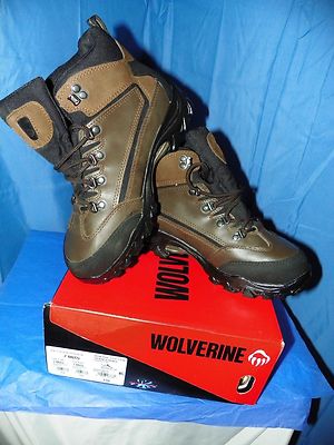 Wolverine Boots Midcut Hiking Brown   Leather Waterproof Huck Size 7M Men main image 3