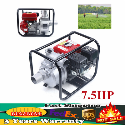 #ad #ad 7.5HP Gas Power Semi Trash Water Pump High Pressure Garden Irrigation 3000W $218.88