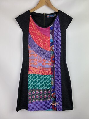desigual panel short dress Amazon.com: Desigual Women's Panel Mini Dress Green : Clothing, Shoes &  Jewelry