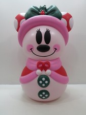 23.4" Gemmy Minnie Mouse Blow Mold Christmas Disney Light Up Decor I1A509C