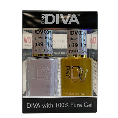 DND DUO DIVA GEL & LACQUER #39 - Petal Haze