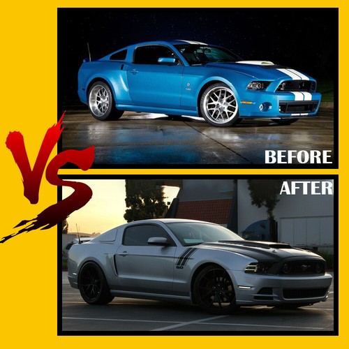 2x Front L/R White LED Side Marker Lamp Lamp Smoked Fit 2010-2014 Ford Mustang - Picture 4 of 15