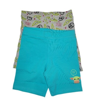2 Pack Spotted Zebra Girls Disney Star Wars Marvel Bike Shorts Size Small New