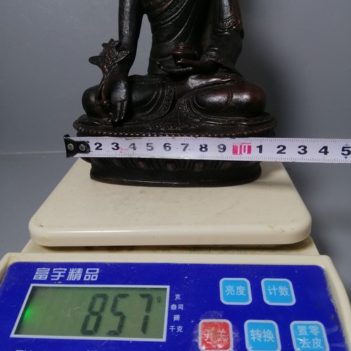 Antica collezione in bronzo, Shakyamuni, squisita artigianalità - Foto 10 di 10